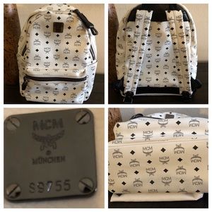 Used MCM Unisex Backpack